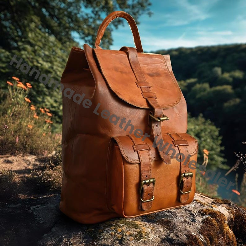 Personalized Leather Messenger Bag: Distressed Laptop Briefcase, Tablet Satchel