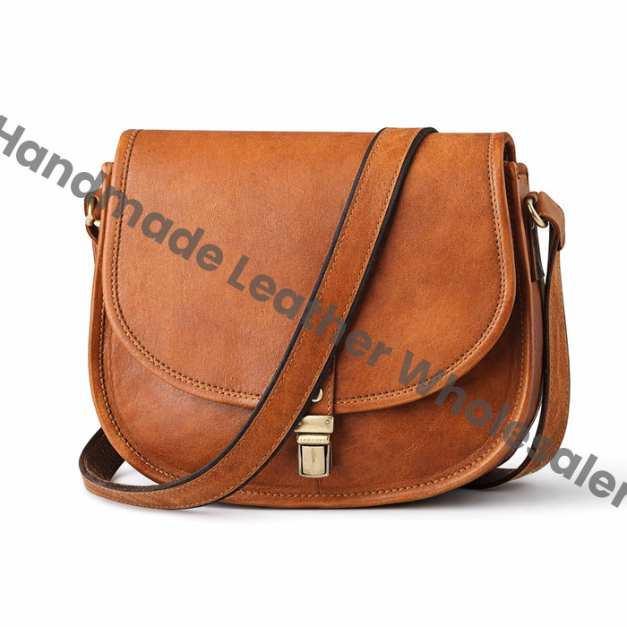 Personalized Leather Saddle Bag: Boho Crossbody Purse