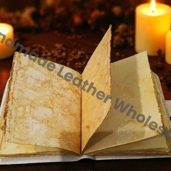 Pink Tiger Mandala Leather Journal – Handmade Vintage Notebook with Brass Lock, Embossed Mystical Big Cat Diary, Unlined Deckle Edge Paper.