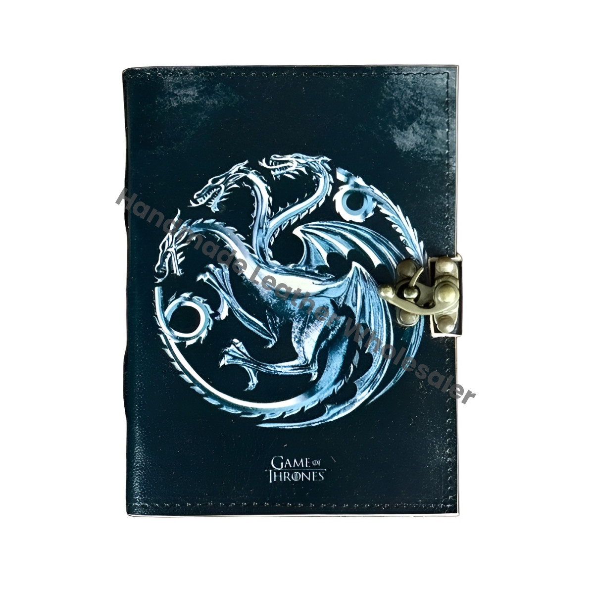 Rhaenys Targaryen Dragon Leather Journal - Game of Thrones Grimoire Spell Book