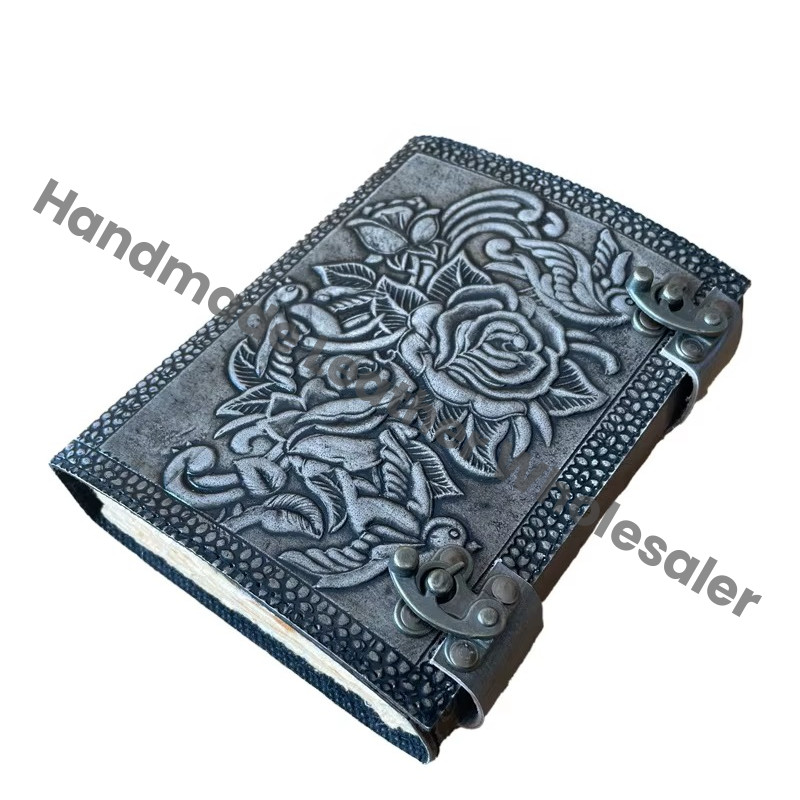Rose Flower Book of Shadows Hardcover Wholesaler Notebooks Classic Vintage Spell Books Sketchbook Gift for Women Artist Diary