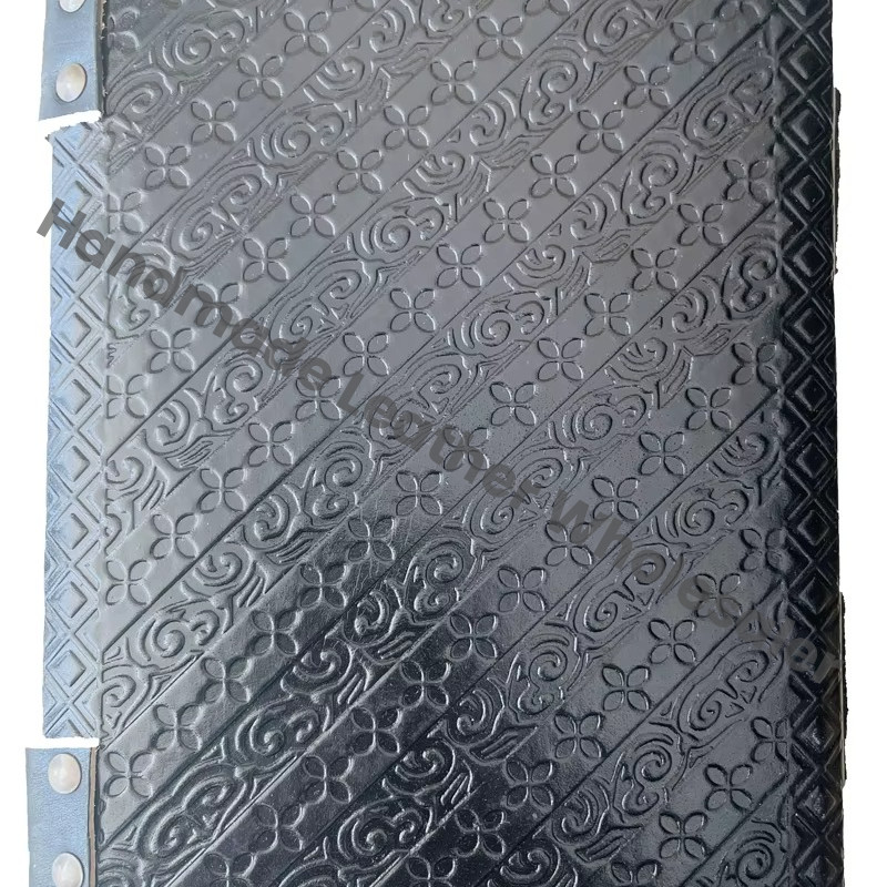 Seven Stone Leather Fantasy Mermaid Grimoire Embossed Handmade Journal Sketchbook Notebook Gift