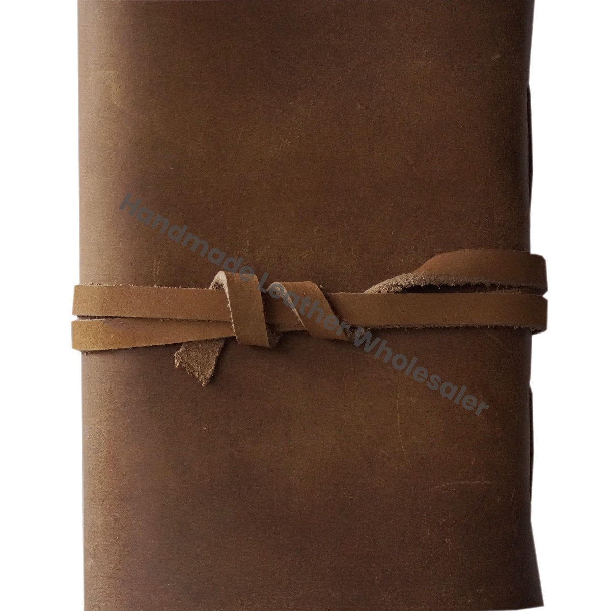 Soft Leather Journal Howling Wolf Antique Design Address Book with Water Color Paper Handmade Gift