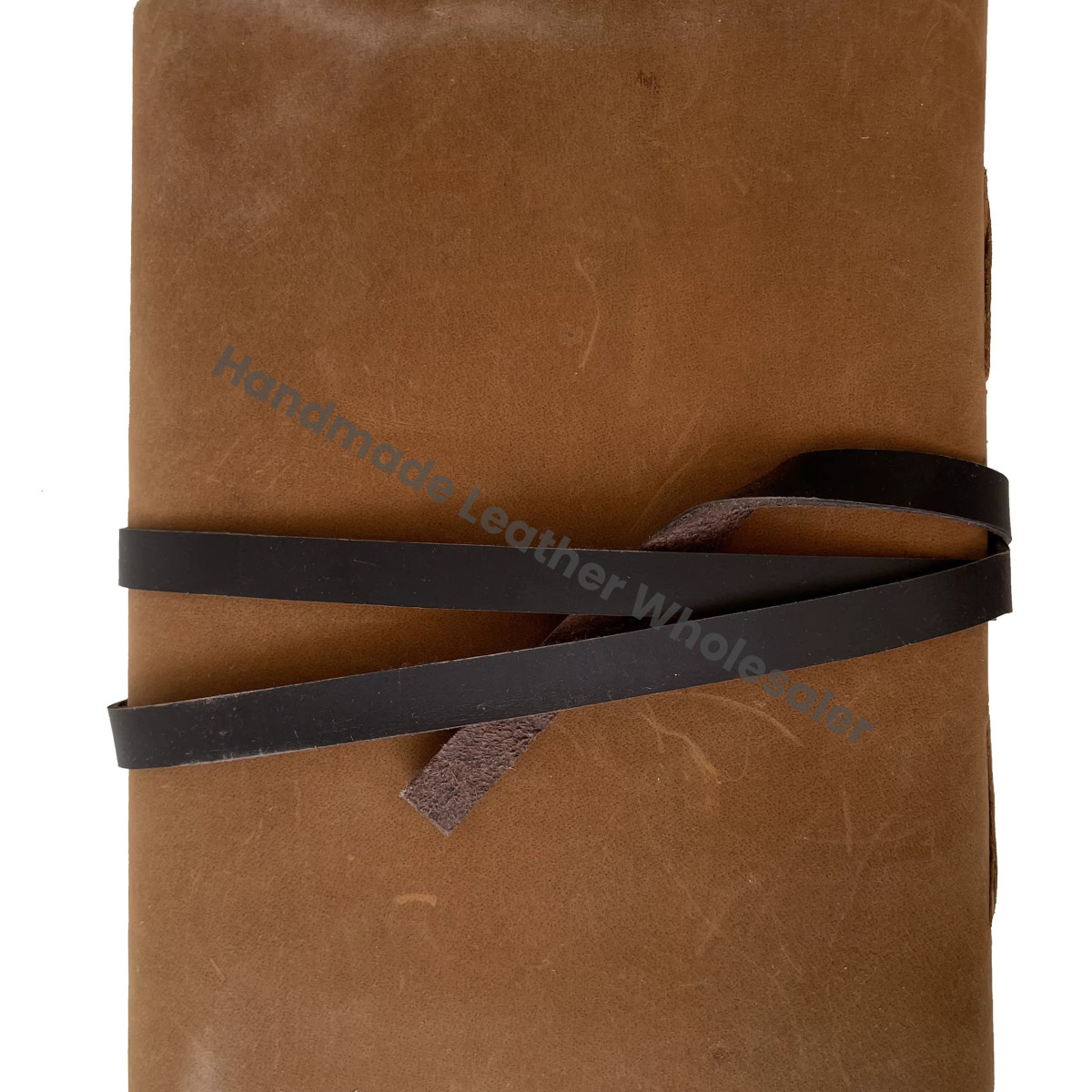 Strap Leather Journal Handmade Vintage Soft Blank Book Notebook Sketchbook Diary Personalized Deckle Edge Journal