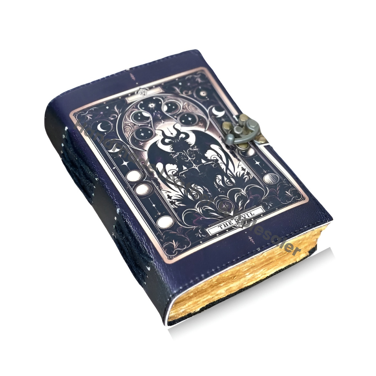 The Devil Leather Journal: Rustic Grimoire Book of Shadows