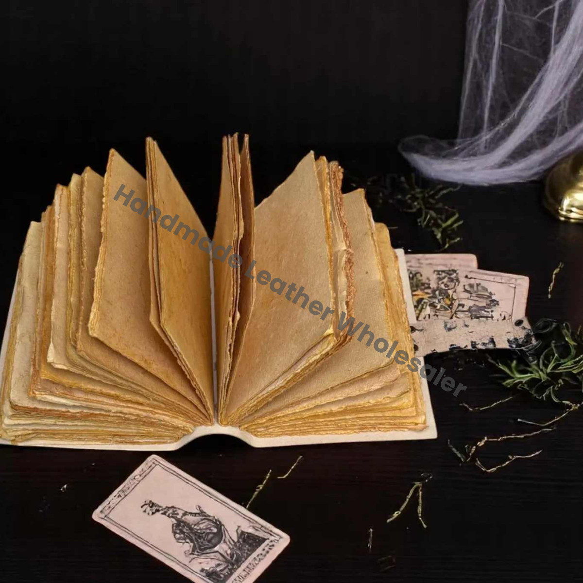 The Raven Leather Journal: Gothic Grimoire Book of Shadows
