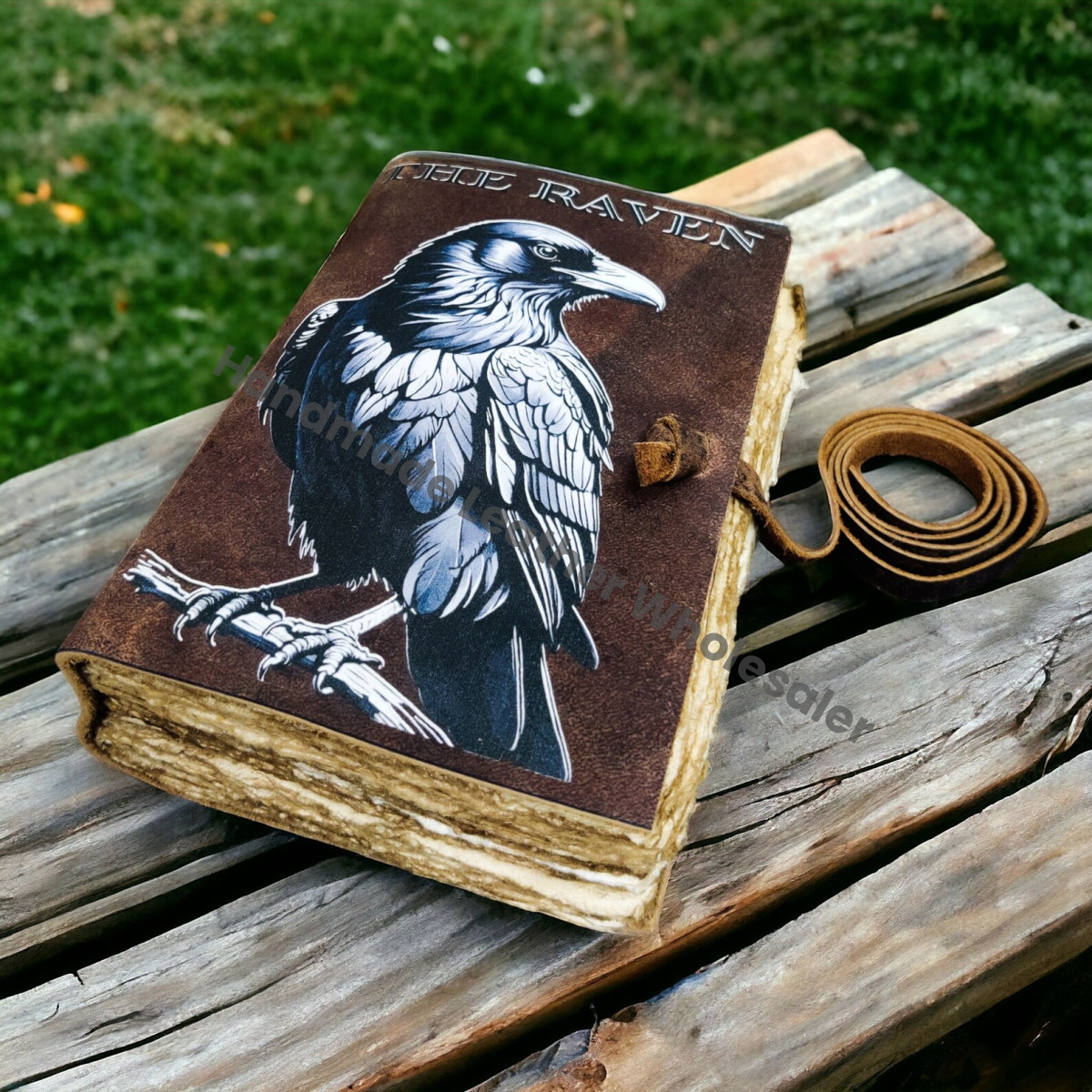 The Raven Leather Journal: Vintage Spell Book of Shadows