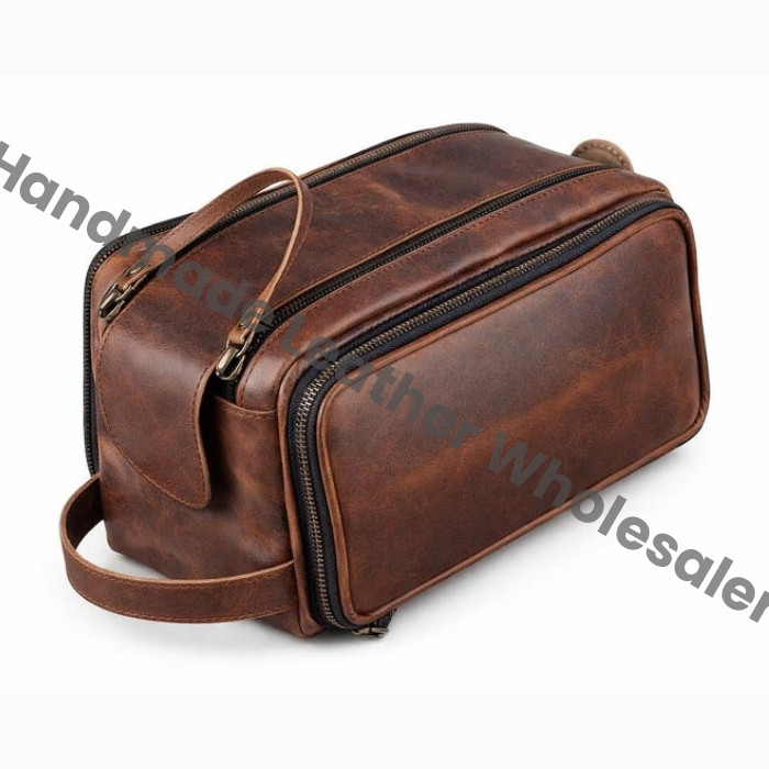 Toiletry Bag Personalized Leather Dopp Kit: Travel , Groomsmen Gift for men