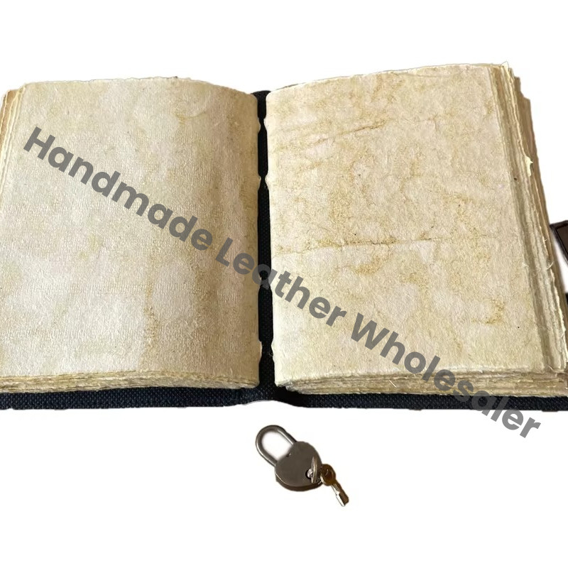 Tree Life Leather Hardcover Journal Vintage Recyclable Paper Personal Organizer Antique Embossed Charcoal Gift Custom Logo