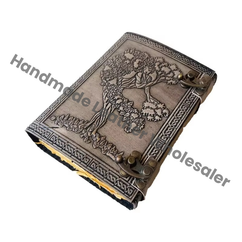 Tree Life Leather Journal Handmade Vintage Antique Writing Travel Regular Hand Design Sketchbook Planner Spell Wiccan Hardcover