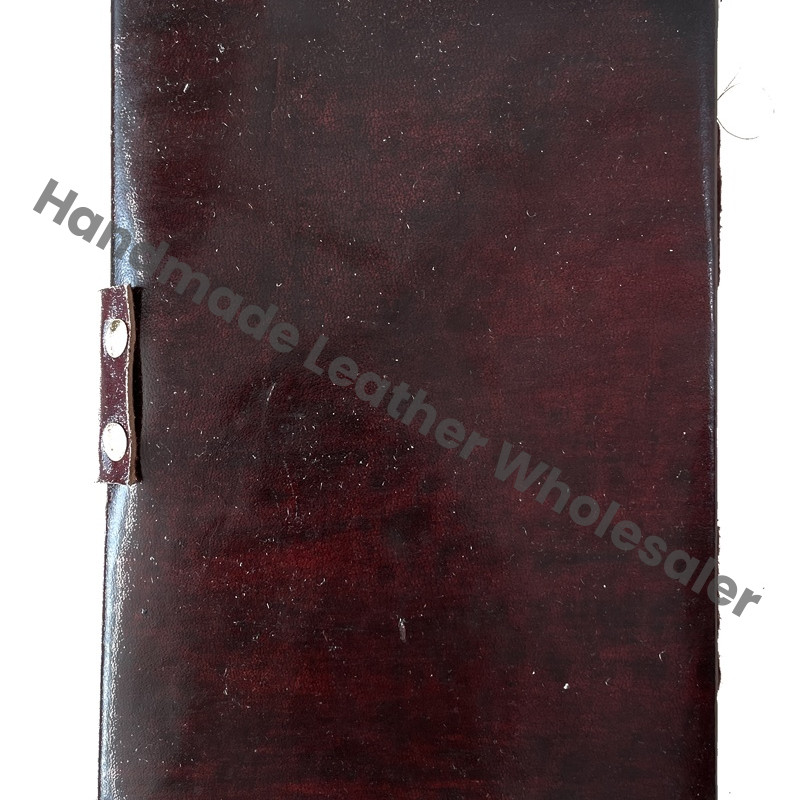 Tree of Life Antique Handmade Deckle Edge Paper Yellow Brown Embossed Vintage Leather Journal Sketchbook Book of Charmed Spell