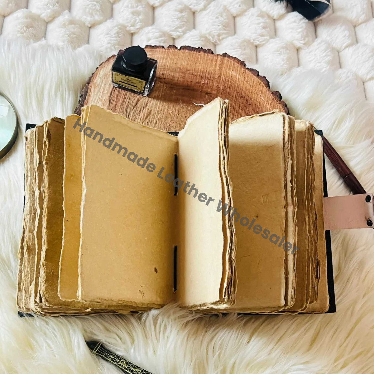 Tree of Life Leather Grimoire Journal: Book of Shadows