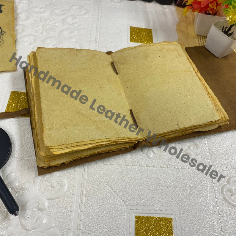 Tree of Life Leather Journal: Handmade Grimoire Spell Book