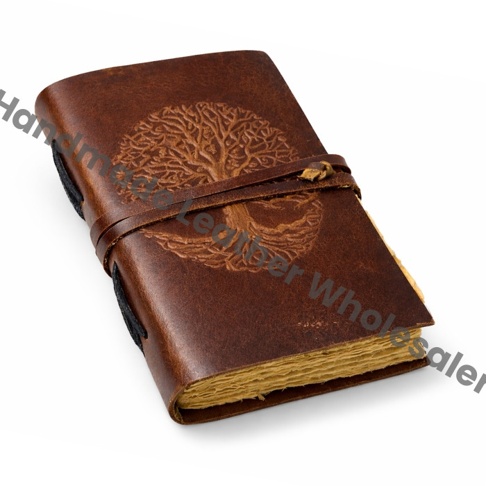 Tree of Life Leather Journal: Handmade Sketchbook, Junk Writing Travelling Journal