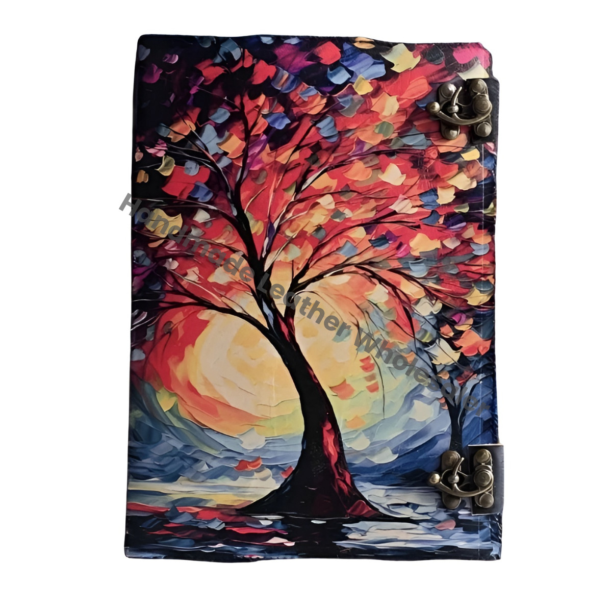 Tree of Life Leather Journal, Vintage Grimoire, Book of Shadows