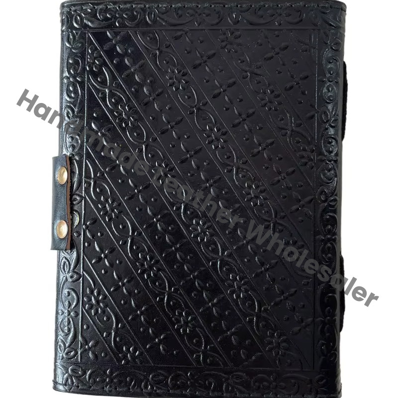 Tree of Life Leather Journal Vintage Handmade Black Notebooks Woman Large Book of Spell Planner Sketchbook Supplies Diary
