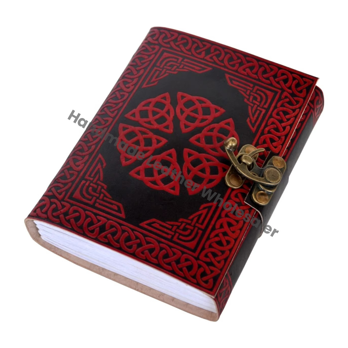 vintage flower leather journal handmade notebooks woman large book of Shadows Travel Planner Writing sketchbook supplies diary