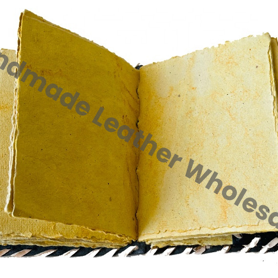 Vintage Large Black Leather Hard Cover Journal Thermal Stone Unlined Clasp Charming Sketchbook for Women's Writing Drawing Gift