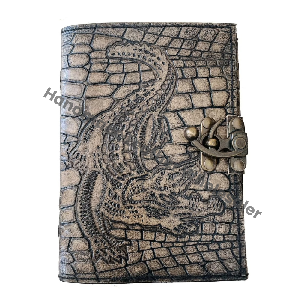 Vintage Leather Hardcover Journal Antique Handmade Deckle Edge Paper Bound Book of Shadows Sketchbook Drawing Gift Anniversary