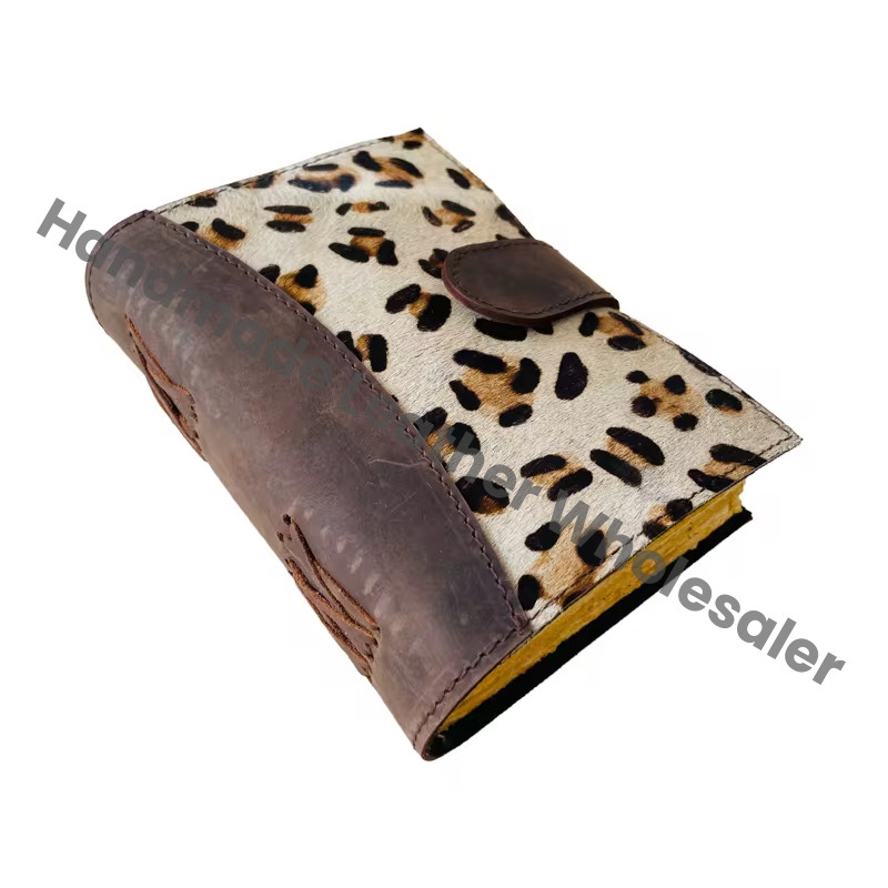 Vintage Leather Hardcover Thermal & Spiral & Thread Sewing Binding Journal Notebook Gift Deckle Paper Diary Planner Custom Logo