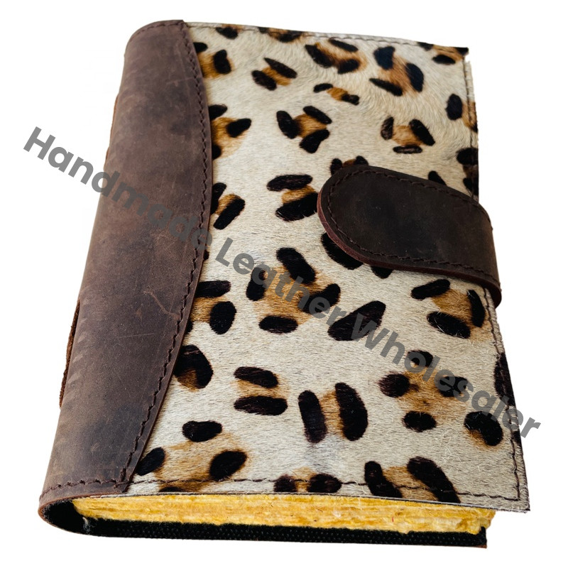 Vintage Leather Hardcover Thermal & Spiral & Thread Sewing Binding Journal Notebook Gift Deckle Paper Diary Planner Custom Logo