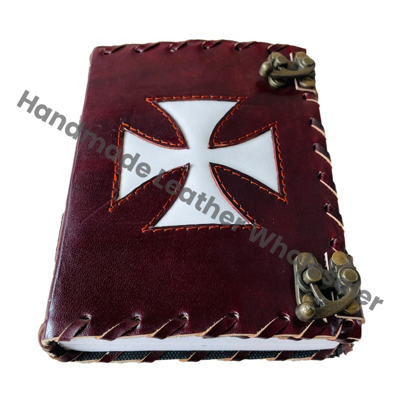 Vintage Leather Journal Antique Handmade Cotton Paper Brown Embossed Sketchbook Book of Charmed Unlined Planner Travel Diary