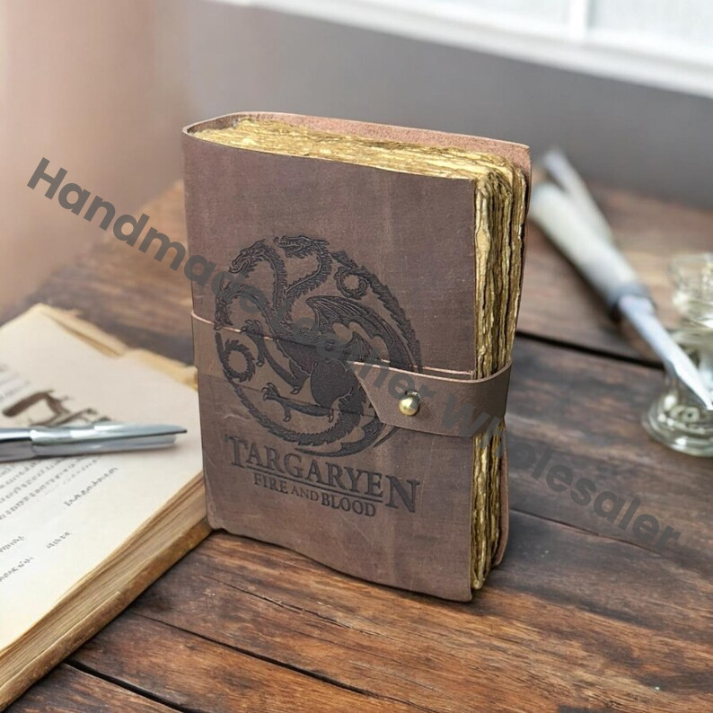 Vintage Leather Journal: Blank Book of Shadows with Antique Lock