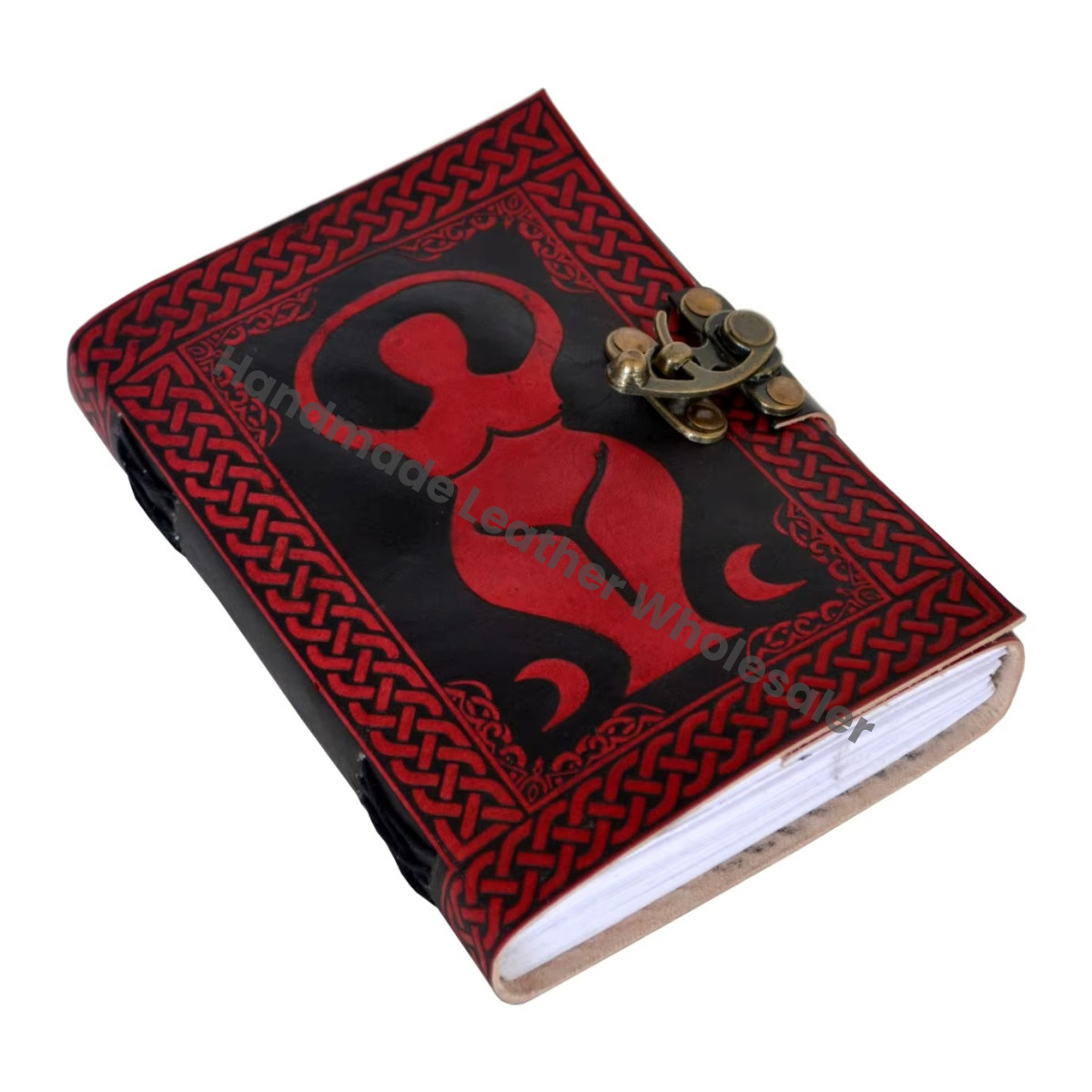 vintage leather journal handmade Cotton paper mother of earth writing blank notebook Book Of Spells Vintage Planner Travel Books