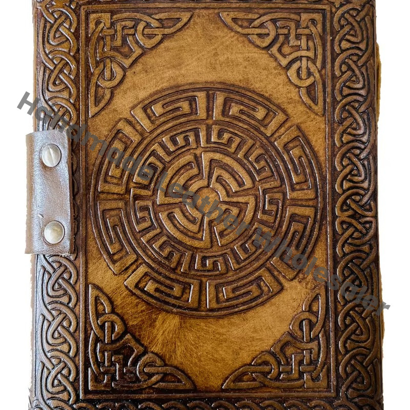 Vintage Leather Journal Tree of Life Bound Notebook Vintage Deckle Edge Paper Writing Book of Shadows Planner Travel Diary