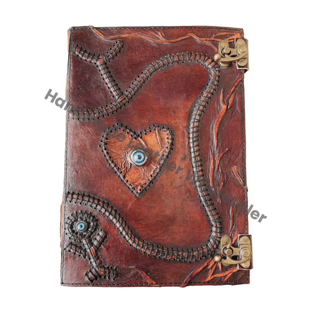 Vintage Printed Leather Address Book Hocus Pocus Book Spells Prop Gifts Halloween Decorations Hard Leather Cover Eco-friendly