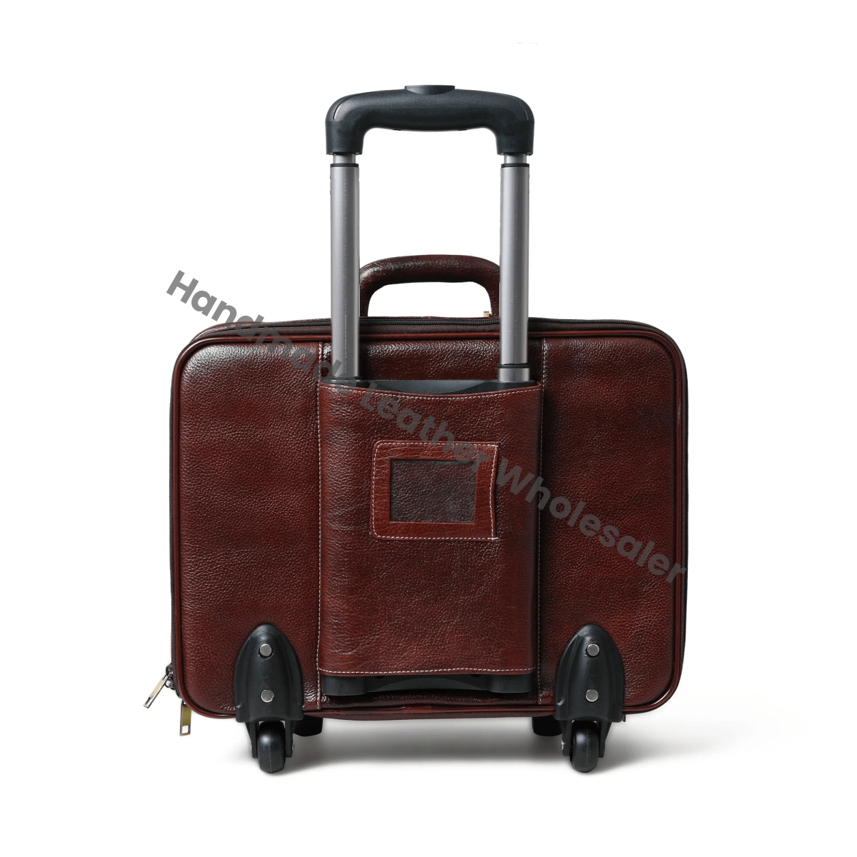 Wanderer Leather Trolly Suitcase Bag