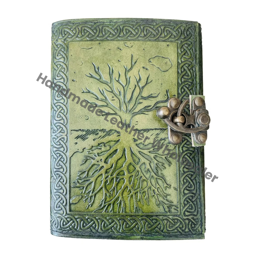Wholesale Handmade Tree of Life Travel Journal Vintage Antique Hand Embossed Regular Leather Diary Personal Organizer Notebook