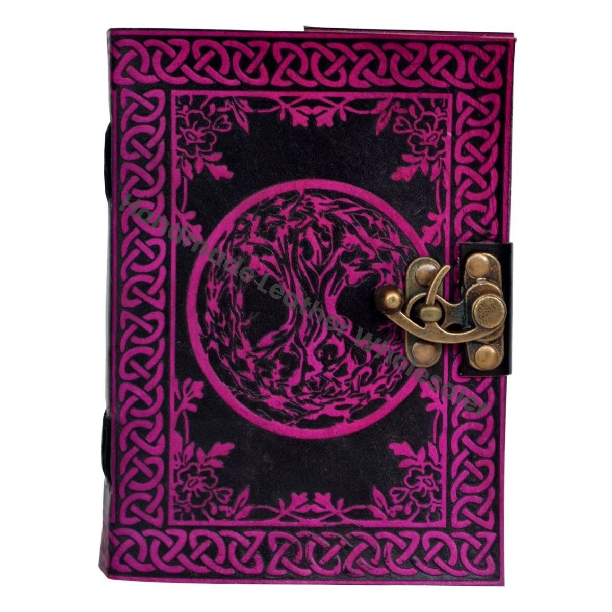 Wholesale Style Hardcover Tree of Life Leather Journal Vintage Handmade Custom Logo Gift Large Travel Planner Sketchbook Diary