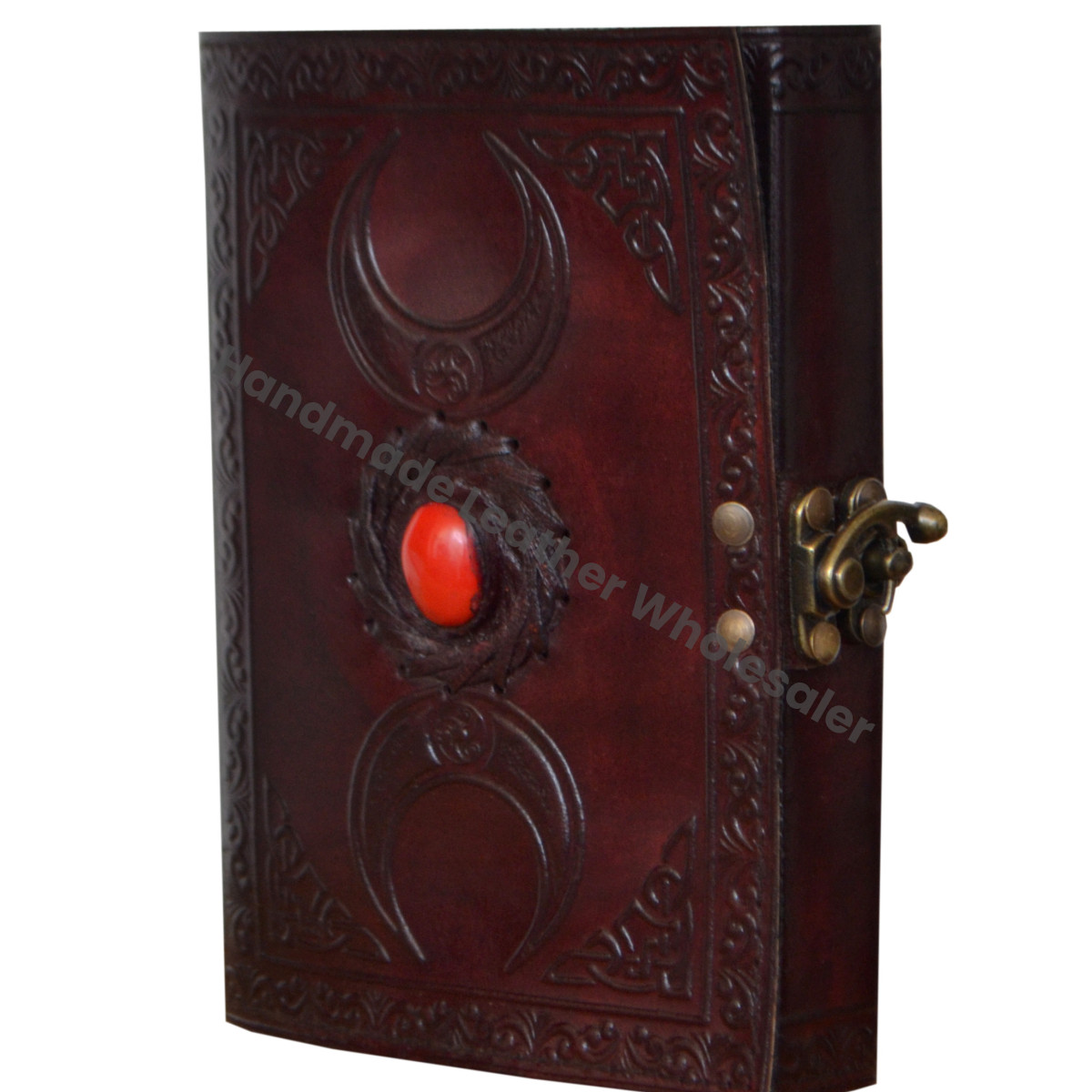 Wholesaler New Design Celtic Dream Catcher Single Brown Stone Gift Leather Journal & Notebook Travel Writing