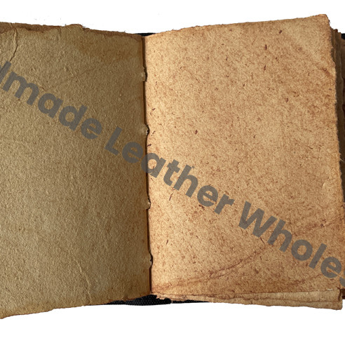 Wholesaler Vintage Witch Decor Address Book Triple Moon Goddess Witchcraft Spell Writing Leather Address Book Gift