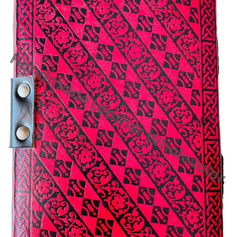 Wolf Leather Handmade Hardcover Journal Embossed Traveler Diary Custom Logo Gift Notebook with Recyclable Paper