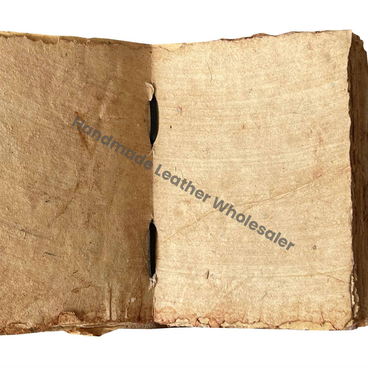 Wolf Leather Journal Book of Shadows Antique Design Notebook Journal for Unisex Unlined Deckle Edge Paper Leather Book